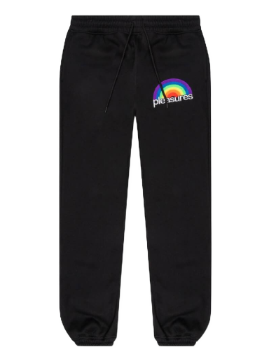 Träningsbyxor Pleasures Good Time Sweatpants Svart | P21SU013-BLACK