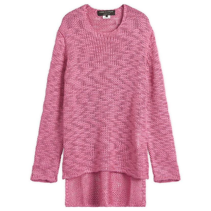 Sweater Comme des Garçons Comme des Garçons Homme Plus Slub Knit Crew Neck Rosa | PO-N008-051-1