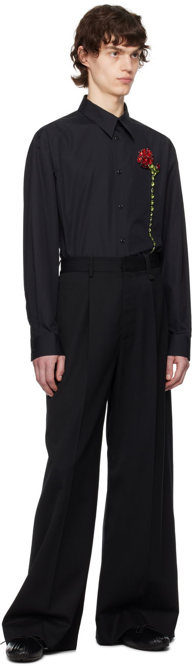 Byxor Simone Rocha Simone Rocha Wide Leg Trousers Svart | 4118 1217, 3