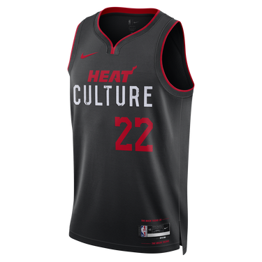 Jersey Nike Dri-FIT NBA Swingman Jimmy Butler Miami Heat City Edition 2023/24 Jersey Svart | DX8508-011, 0