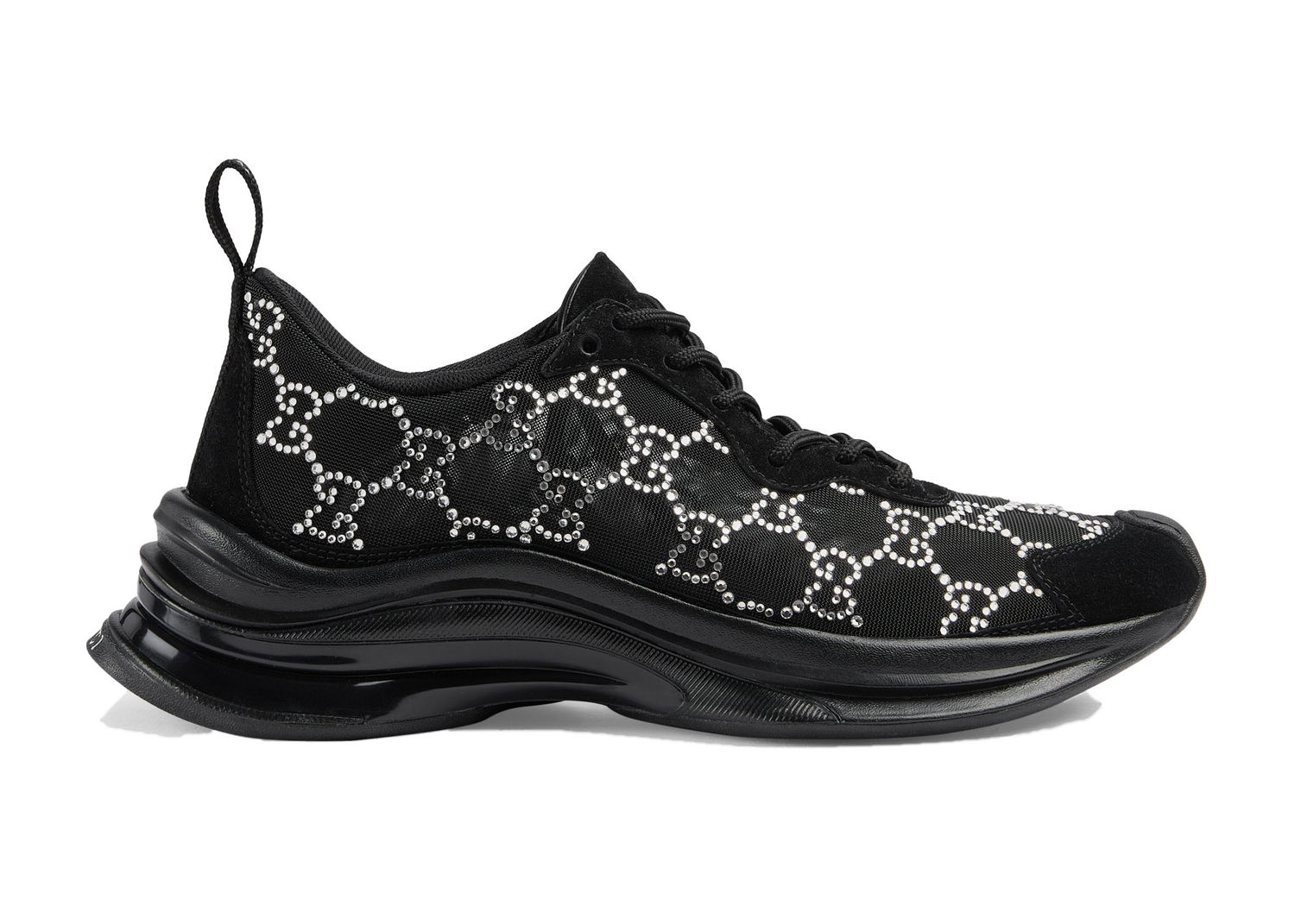 Sneakers och skor Gucci Run GG Crystal Black W Svart | 758088-FACG4-1099, 0