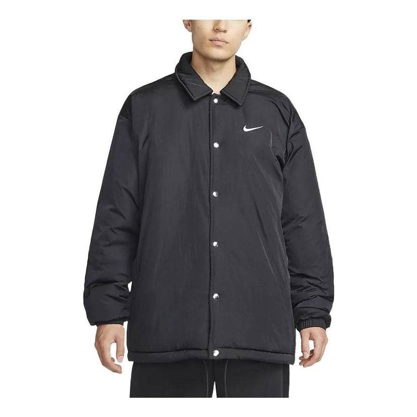 Parkas Nike Insulated Coaches Jacket Svart | DQ4925-010