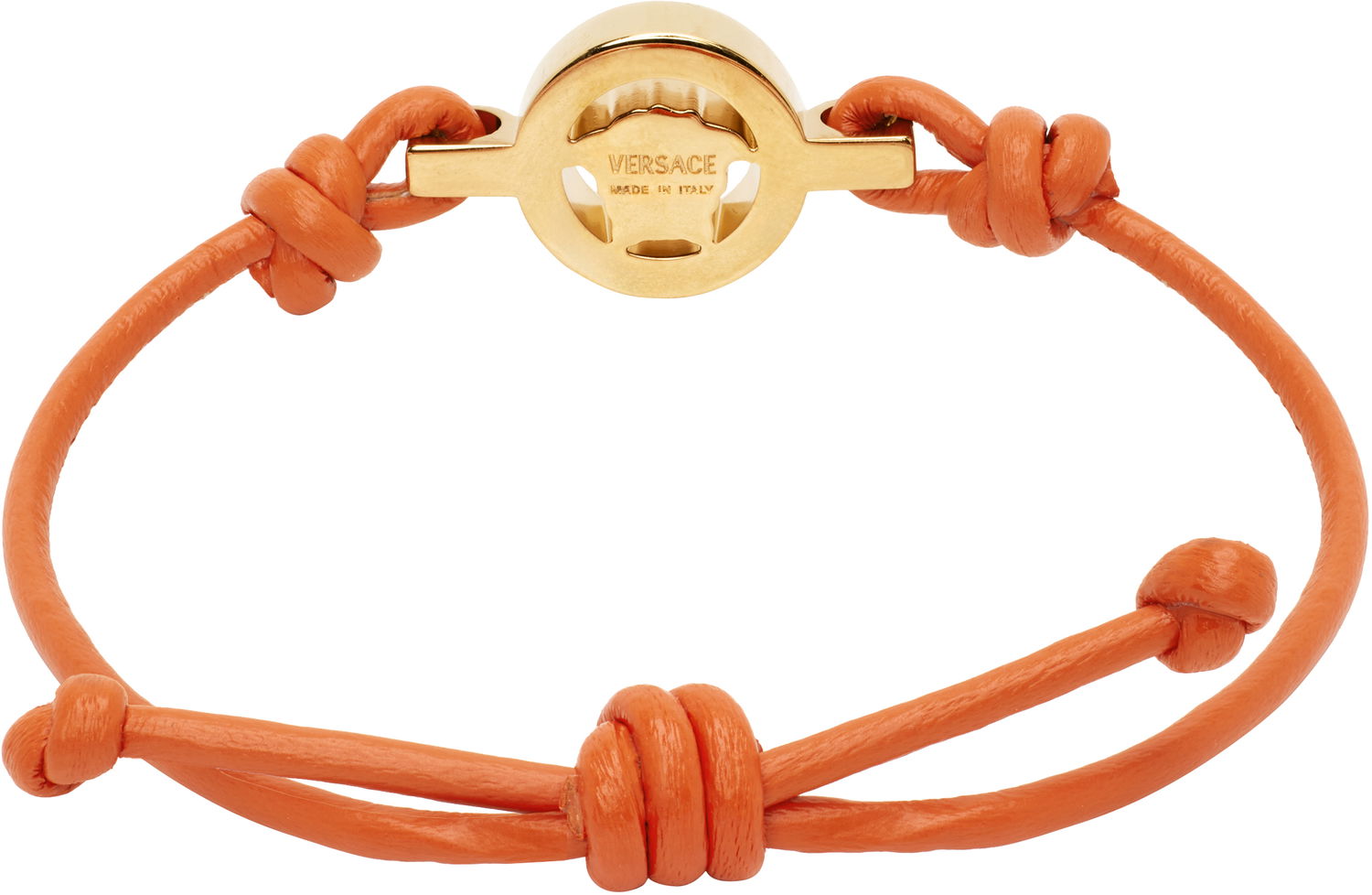 Armband Versace Versace Medusa '95 Leather Bracelet Orange | 1019668_1A00637, 1