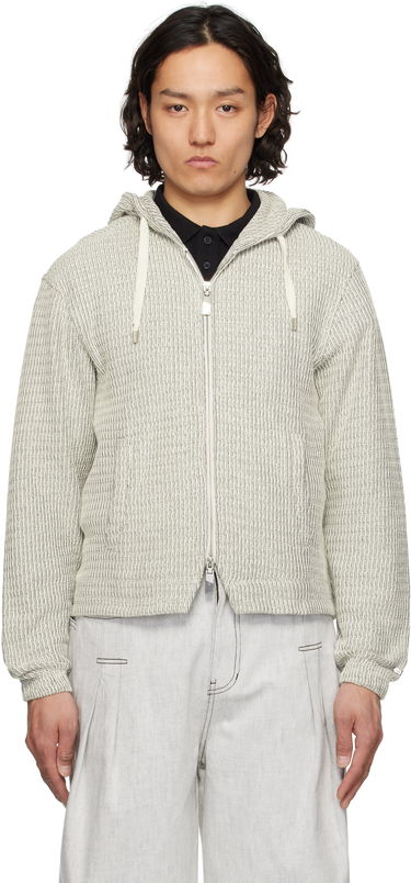 Sweatshirt ADER ERROR ADER error Lunel Zip-Up Hoodie Grå | BO01SSHD0401OW, 0