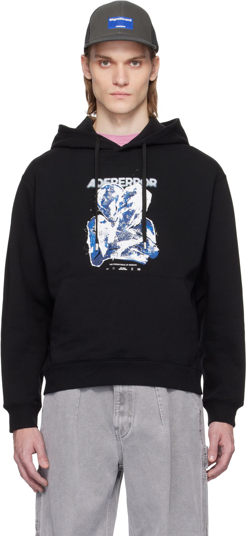 Sweatshirt ADER ERROR ADER error Product. 32 Hoodie Svart | BO01SSHD0103BK