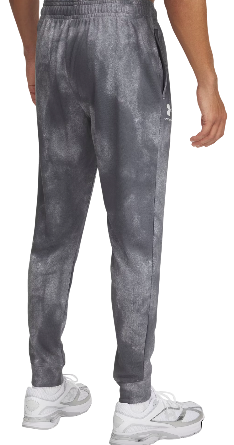 Träningsbyxor Under Armour Rival Terry AOP Joggers Grå | 1390143-025, 1