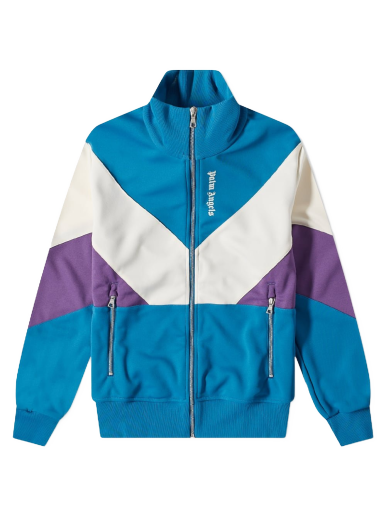 Bomberjacka Palm Angels Colourblock Track Jacket Blå | PMBD034F22FAB0014703