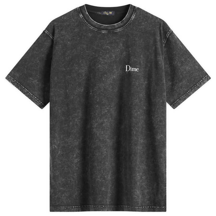 T-shirt Dime Classic Small Logo T-Shirt, Size Large Svart | DIME2SP2536FBLK