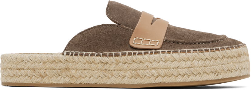 Sneakers och skor JW Anderson JW Anderson Espadrille Loafer Mules Brun | LF0054-LA0240