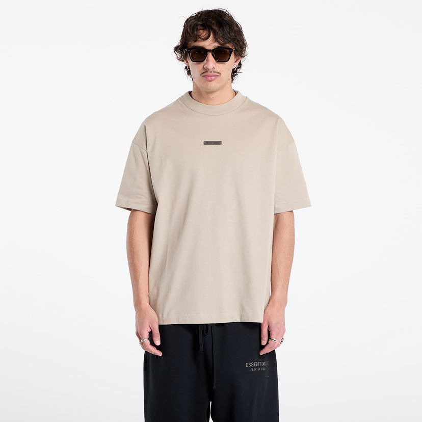 T-shirt Fear of God Fear of God Essentials Classic Short Sleeve T-Shirt Beige | 125SP254191F-198