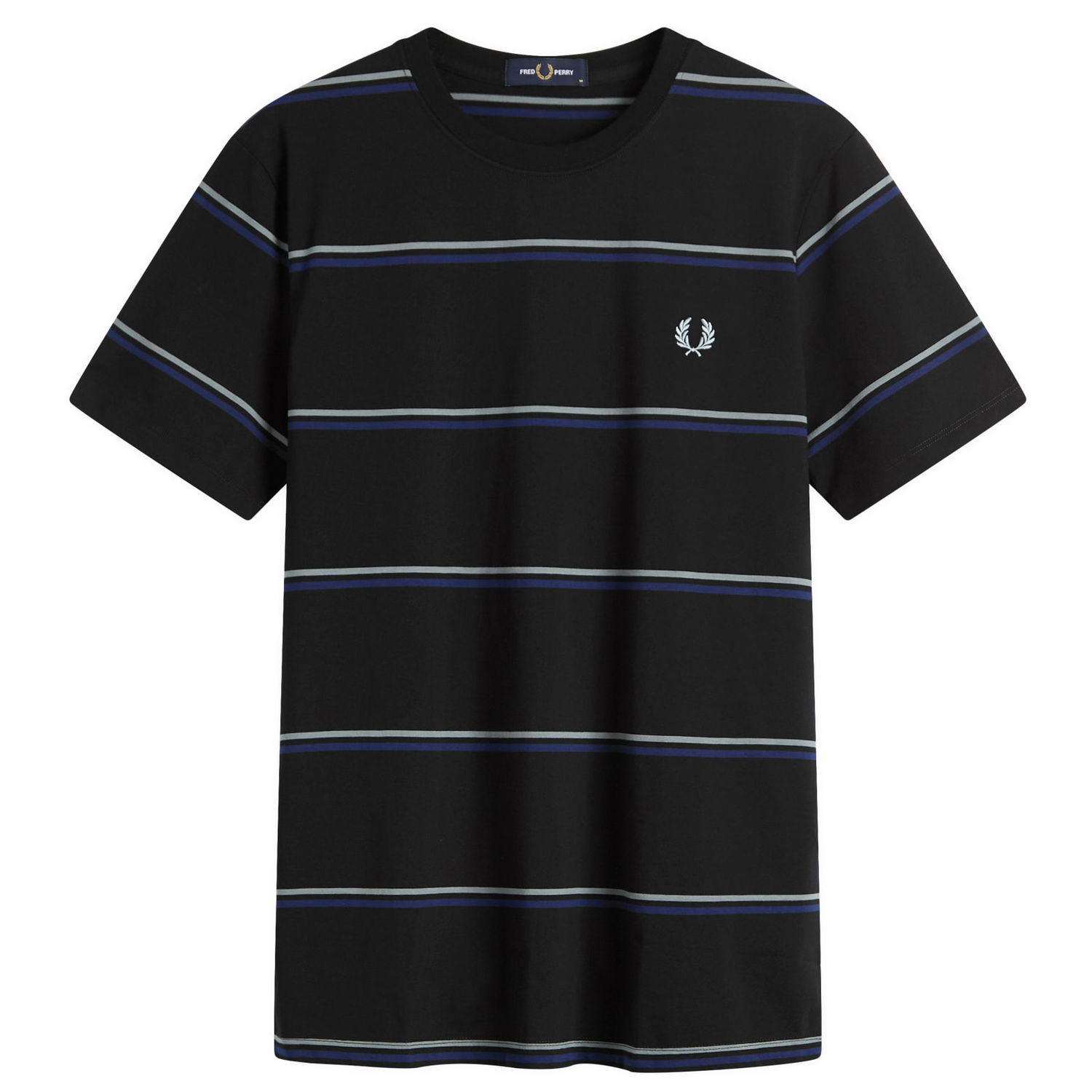 T-shirt Fred Perry Fred Perry Fine Stripe T-Shirt, Size Large Svart | M1734-102, 1