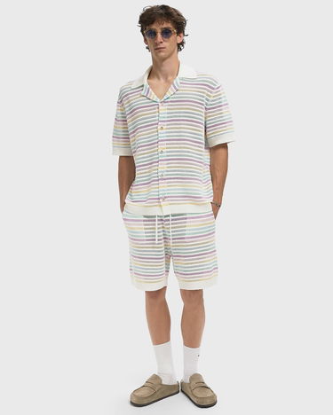 Shorts Casablanca Rainbow Crochet Knit Shorts Flerfärgad | M-AW25-KW-1098-01, 1