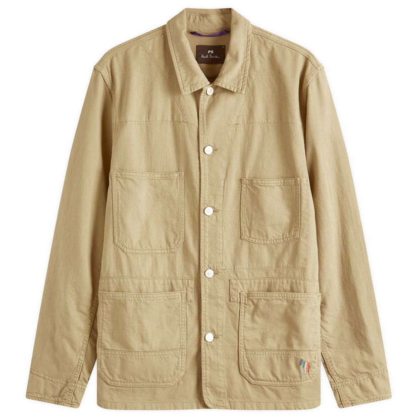 Jacka Paul Smith Paul Smith Zebra Chore Jacket Beige | M2R-195X-P22319-34