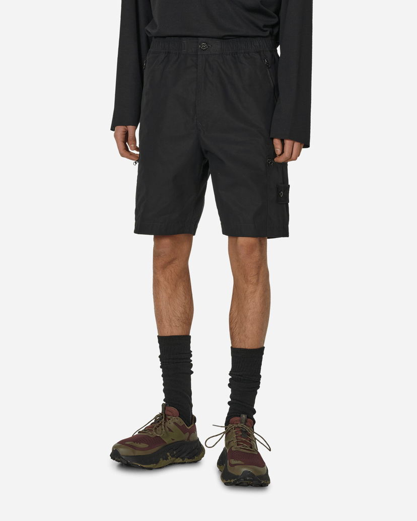Shorts Stone Island Ghost Piece Cargo Shorts Svart | 8015L07F1 V0029
