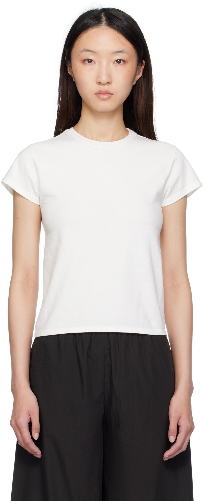 T-shirt The Row The Row Tori T-Shirt Vit | 7937-K526