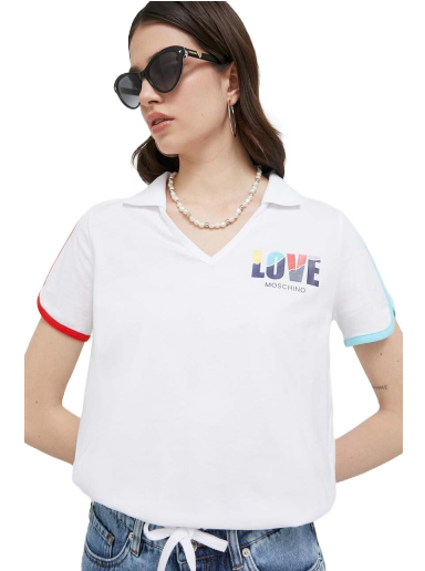 T-shirt Moschino Love T-shirt Vit | W.4.H93.01.M.3876
