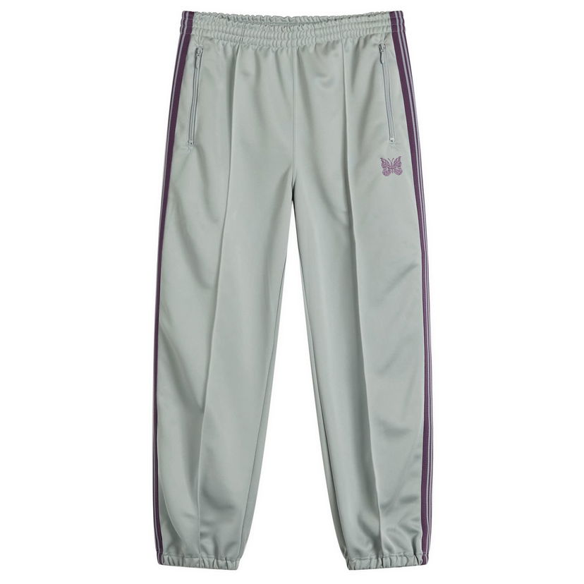 Träningsbyxor Needles Needles Poly Smooth Zipped Track Pants, Size Large Grå | QV310-B