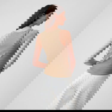 Linne GAP Modal Rib Halter Iconic Khaki Grön | 878220-04, 1