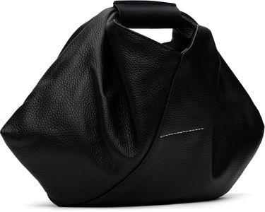 Handväska Maison Margiela MM6 Maison Margiela Triangle Leather Tote Svart | SB5WD0029 P7255, 2