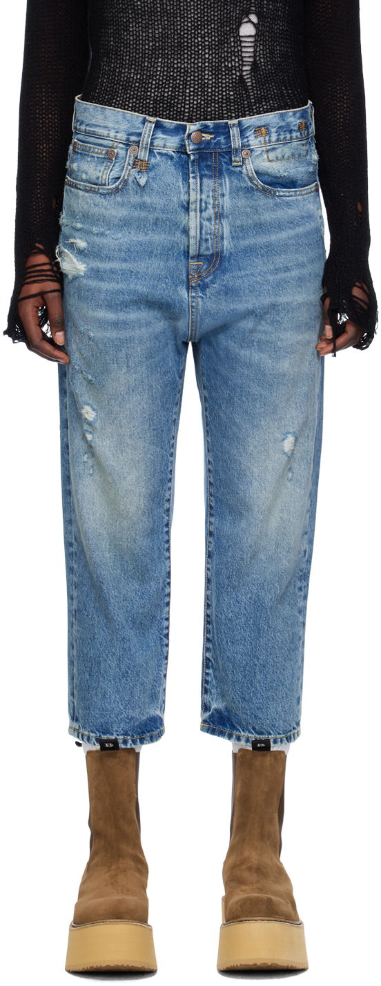 Jeans R13 R13 Tailored Drop Jeans Blå | R13W6452-969A