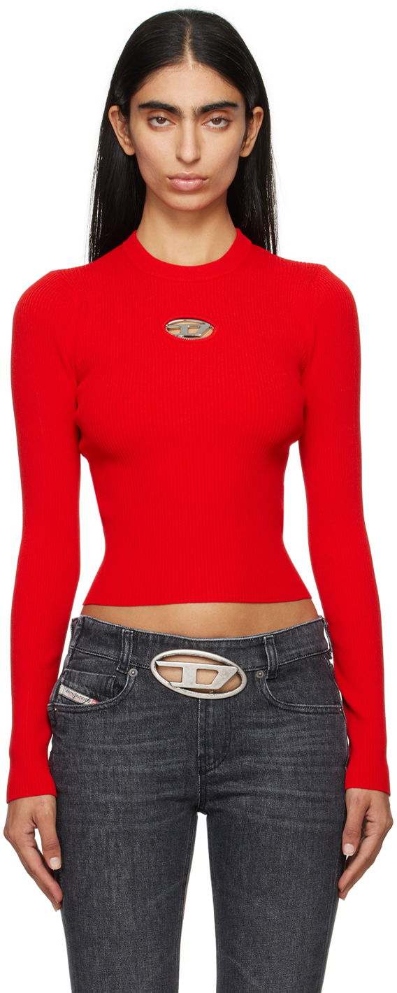 Sweater Diesel M-Valari Sweater Röd | A15328 0DLAX