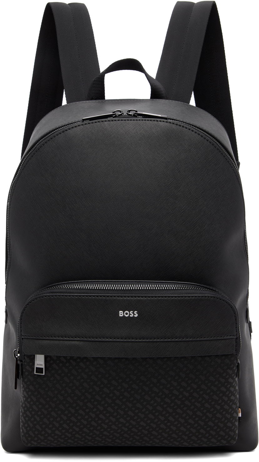 Ryggsäck BOSS Logo Stamp Backpack Svart | 50548191