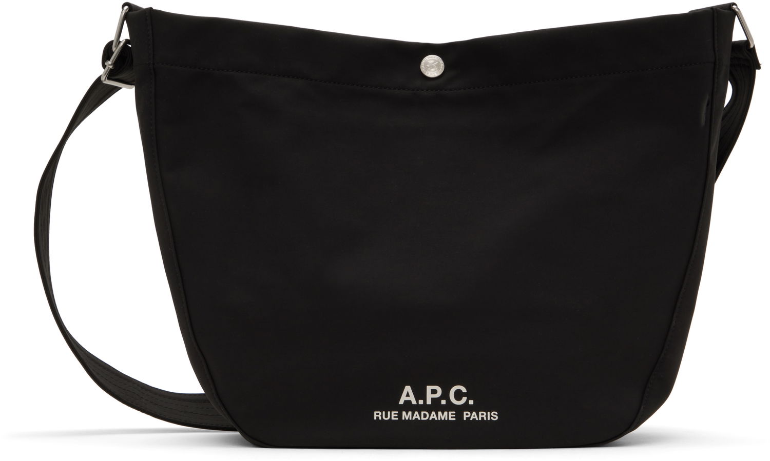 Axelväska A.P.C. Black Journal Crossbody Bag Svart | PSAKR-M61939, 0