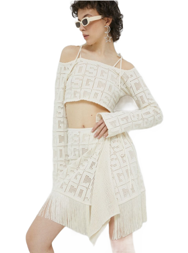 Kjol GCDS Mini Skirt Beige | SS23W660914