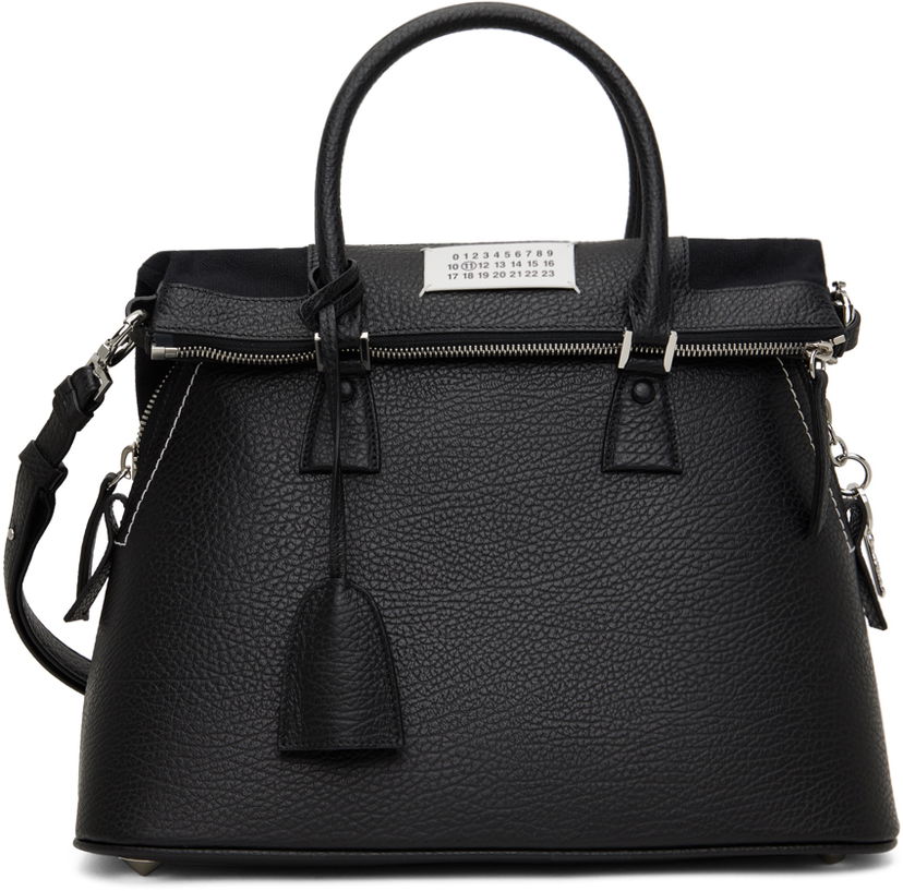 Tygpåse Maison Margiela 5AC Classique Medium Tote Svart | S56WG0093 P4455