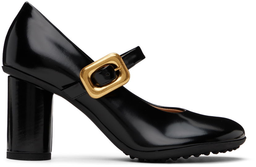 Sneakers och skor Bottega Veneta Square Buckle Pumps Svart | 778536 V2LR0