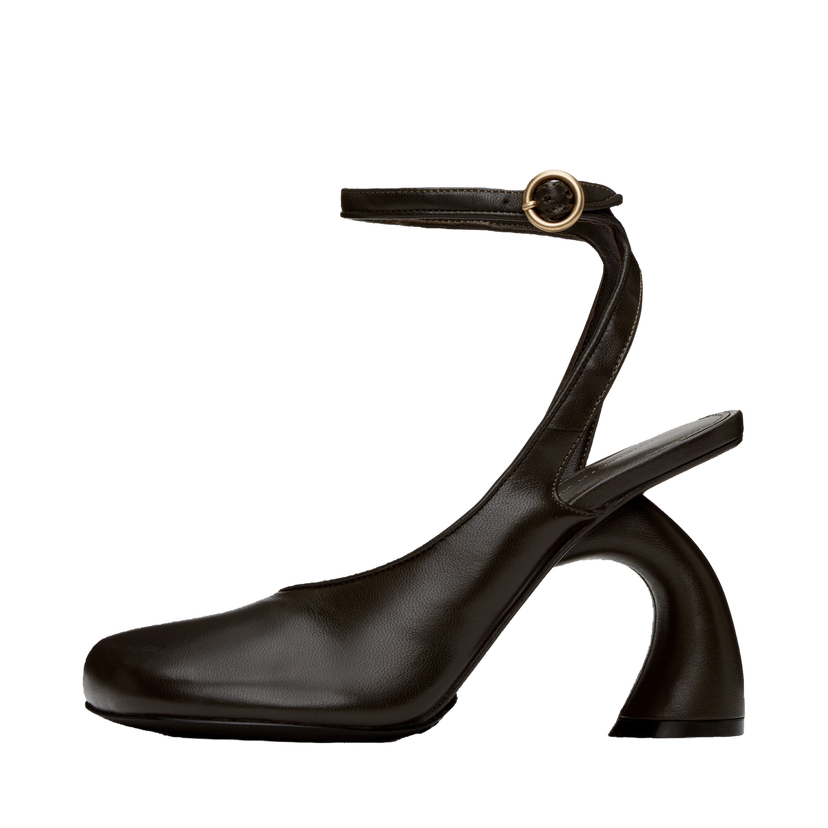 Sneakers och skor Dries Van Noten Dries Van Noten Asymmetrical Slingback Pumps Brun | WS251-676-112
