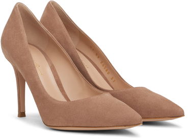 Sneakers och skor Gianvito Rossi Gianvito 85 Suede Pumps Beige | G24580-85RIC-CAM, 3