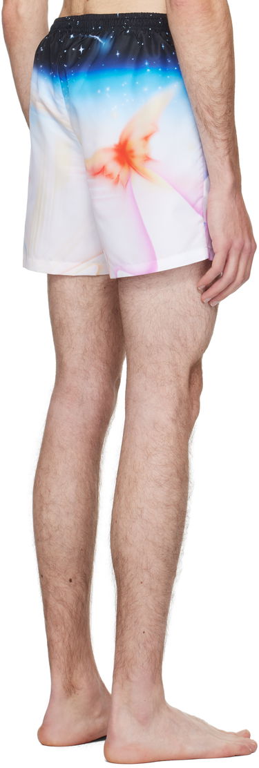 Badkläder Casablanca Casablanca Printed Swim Shorts Flerfärgad | MPF25-TR-032-01, 2