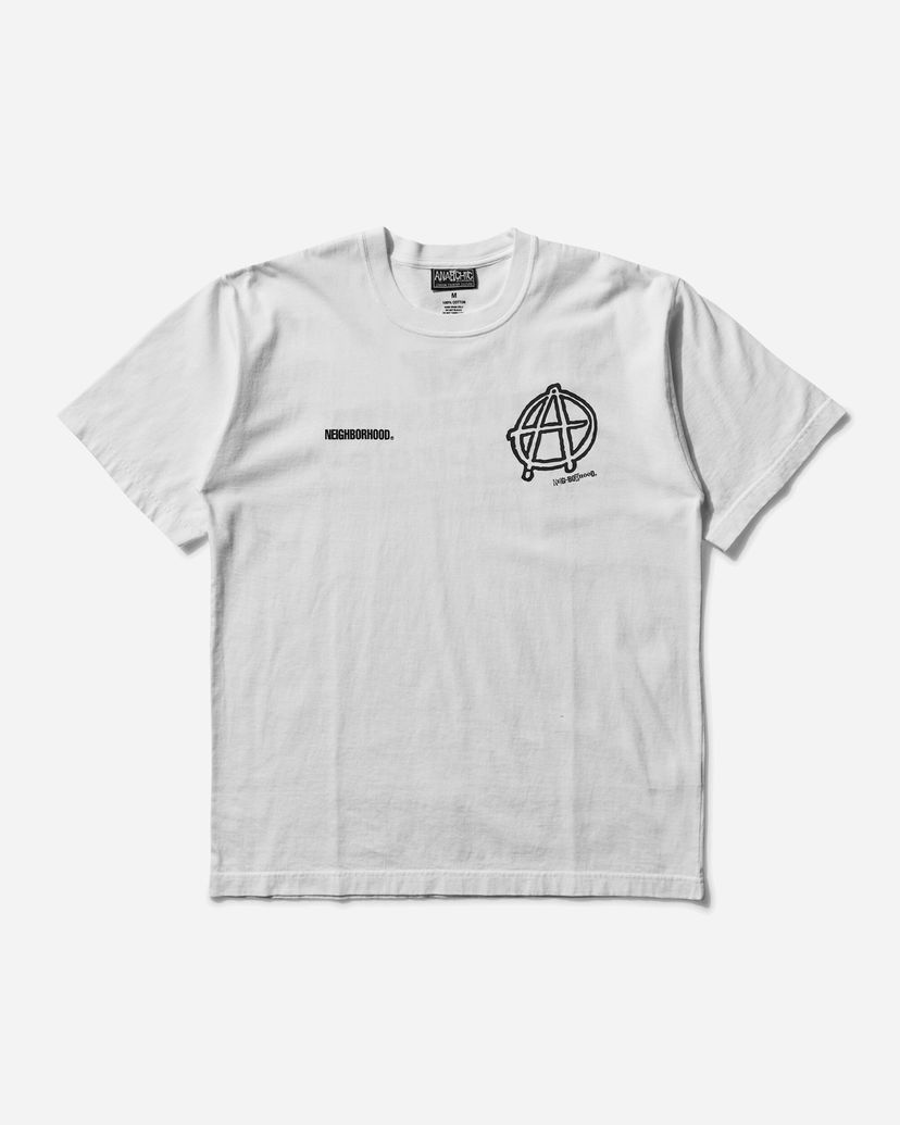 T-shirt Neighborhood Anarchic Adjustment SS-1 Tee Vit | 242PCAJN-ST01S WH