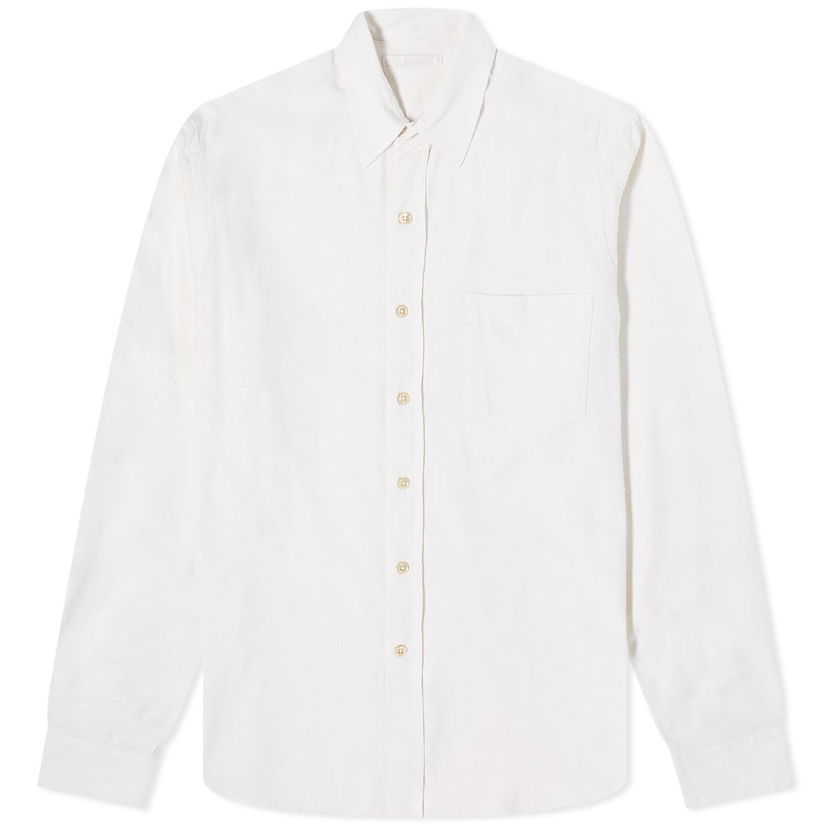 Skjorta OUR LEGACY Our Legacy Classic Silk Shirt Vit | COCSWS