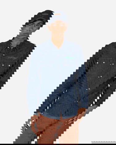 Skjorta KENZO Levi’s® Cowboy Rinse Blue Mörkblå | FD65DC414LE6 DM, 0