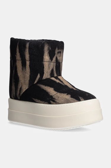 Sneakers och skor Rick Owens Mega Bumper Low Lunar Platform Boots Svart | DS02D2839.DBSUPA, 0