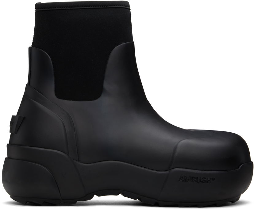 Regnrock Ambush AMBUSH Rubber Boots Svart | BWIE003F24MAT0011010