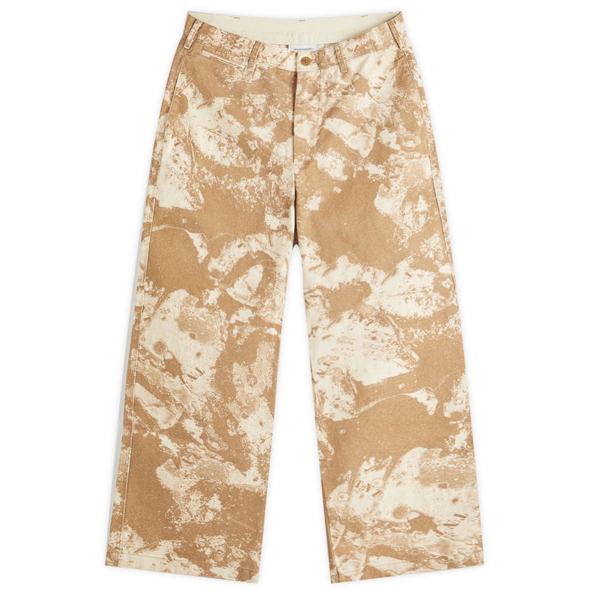 Byxor thisisneverthat Thisisneverthat Splashed Chino Pants Beige | TN251WPACP04-BROW