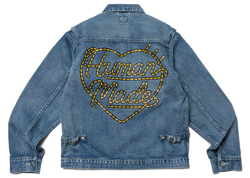 Jacka Human Made Storm Cowboy Denim Jacket Blå | HM25JK022, 0