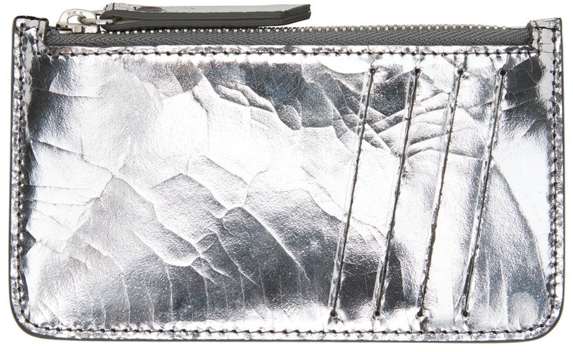 Plånbok Maison Margiela Mirror Card Holder Grå | SA1VX0015 P5016
