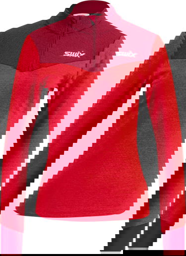 Sweater SWIX Swix Dynamic Midlayer Half Zip Pullover Röd | 10084-23-99951, 3