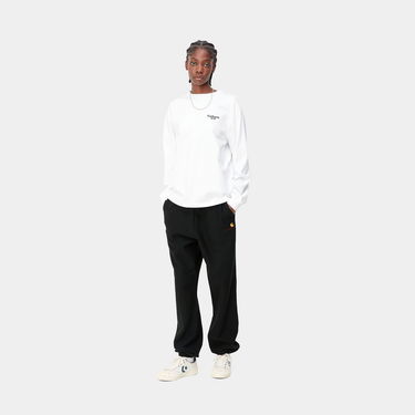 Träningsbyxor Carhartt WIP American Script Sweat Pant Svart | I032328_89_XX, 3