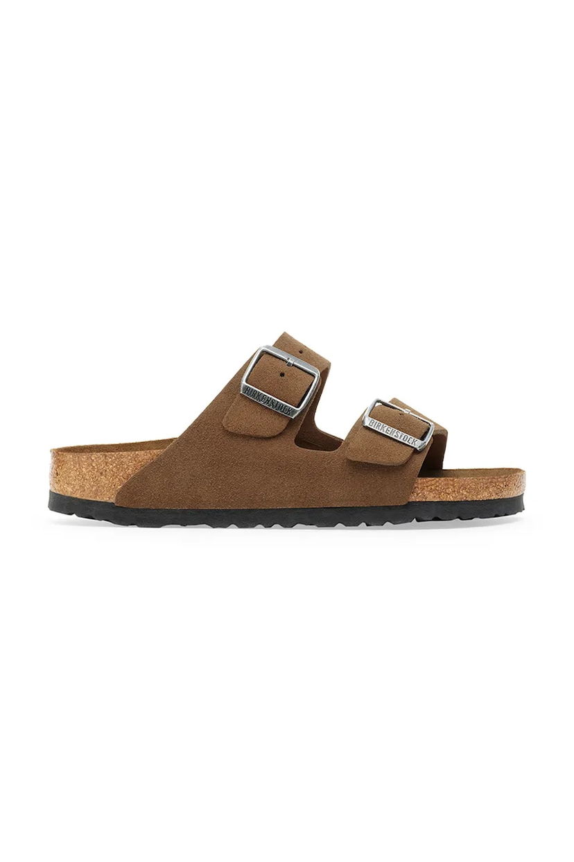Sneakers och skor Birkenstock Birkenstock Arizona Suede Slides Brun | 1030865