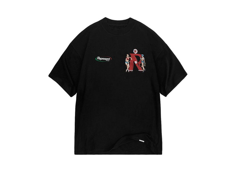 T-shirt Represent Clo Represent Represent Premium T-shirt Off Black Svart | M05239-171