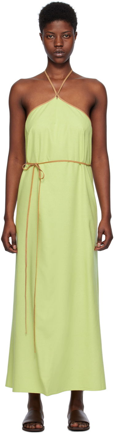 Klä Baserange Baserange Ligo Maxi Dress Grön | DRLI-WS-SP24