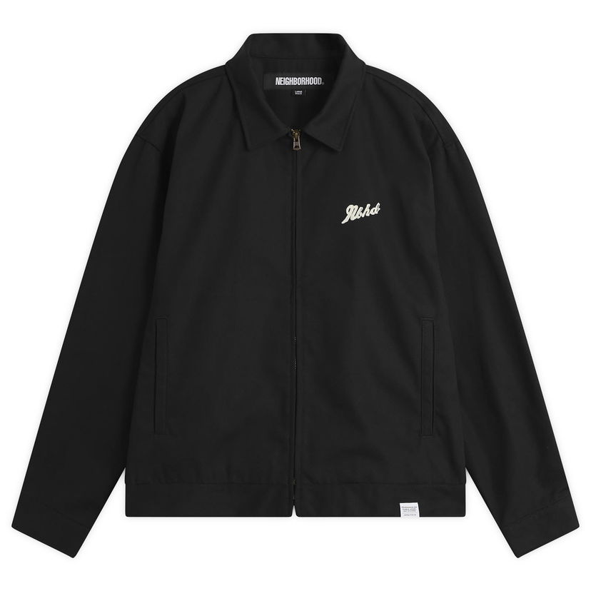 Jacka Neighborhood Zip Work Jacket Svart | 252TSNH-JKM03-BLK