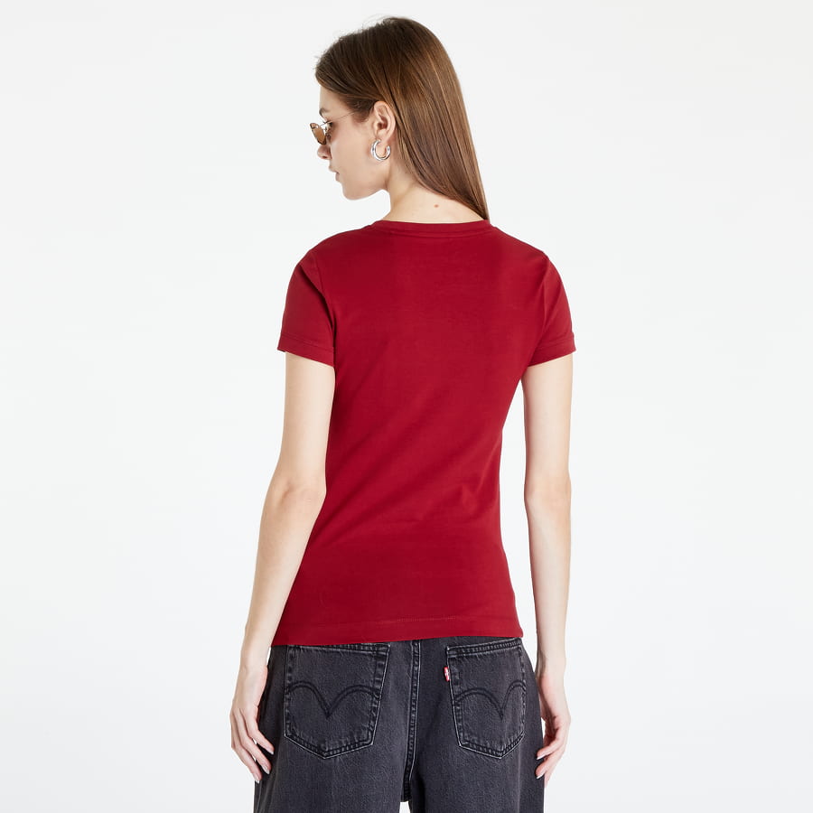 T-shirt GUESS Mini Triangle T-Shirt Bourgogne | W2YI44J1311-G5B7, 1