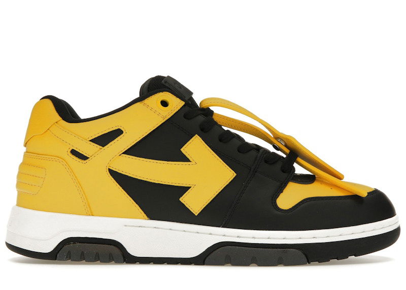 Sneakers och skor Off-White Out Of Office OOO Low Tops Black Yellow Gul | OMIA189F22LEA0011018, 0