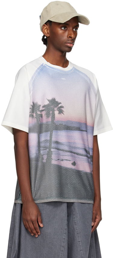 T-shirt ADER ERROR Palm Tree Graphic T-Shirt Vit | BN01SSTS0106PP, 1